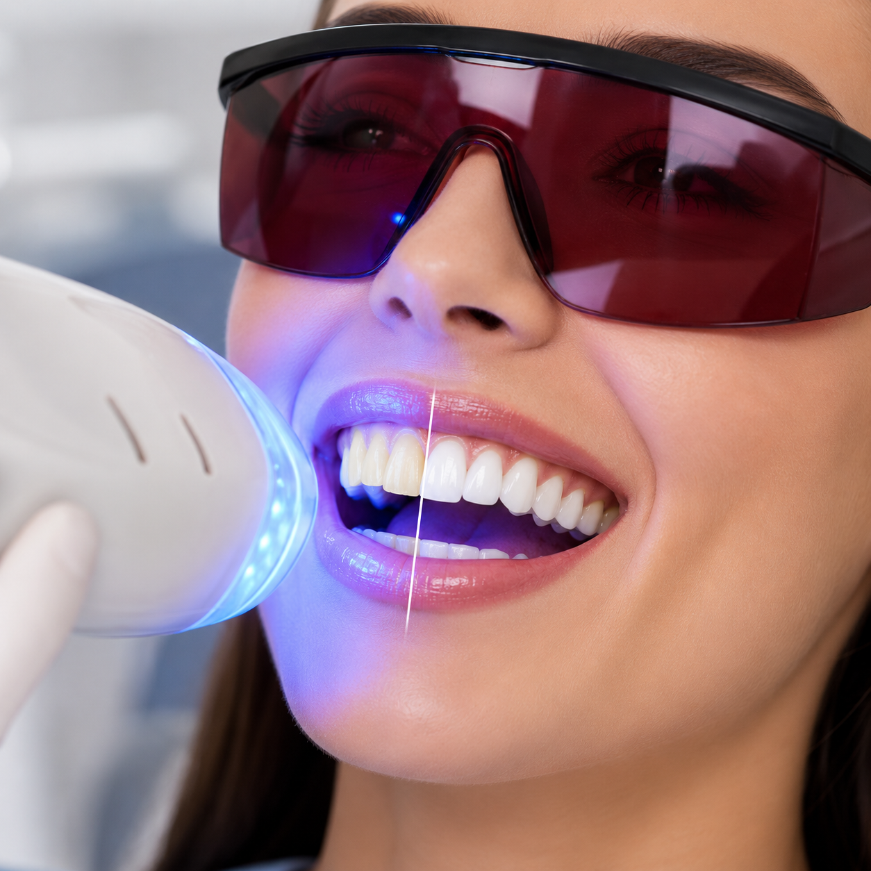 In-Clinic Laser Whitening
